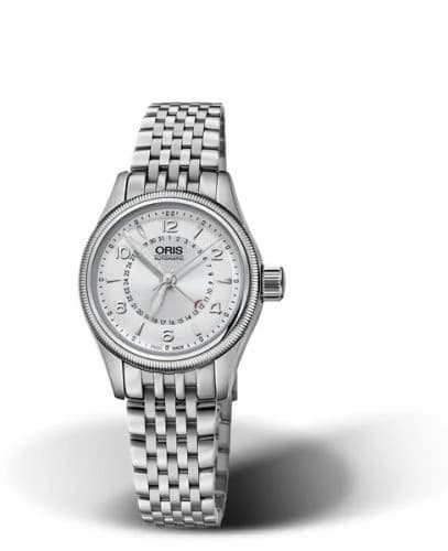 Oris Big Crown Pointer Date 29 Stainless Steel / Silver / Bracelet 01 594 7680 4061-07 8 14 30 — фото часов Oris Big Crown Pointer Date 29 Stainless Steel / Silver / Bracelet 01 594 7680 4061-07 8 14 30 — фото часов
