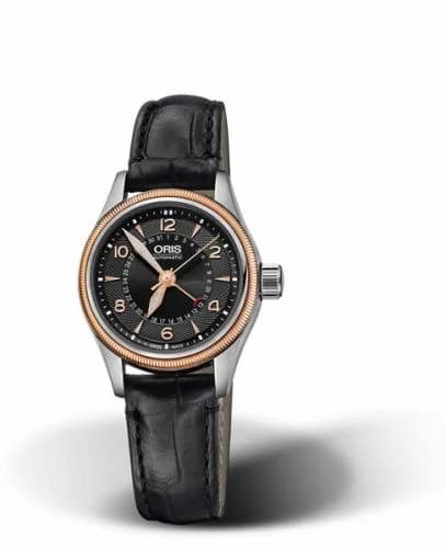 Oris Big Crown Pointer Date 29 Stainless Steel - Rose Gold / Black 01 594 7680 4364-07 5 14 76FC — фото часов Oris Big Crown Pointer Date 29 Stainless Steel - Rose Gold / Black 01 594 7680 4364-07 5 14 76FC — фото часов
