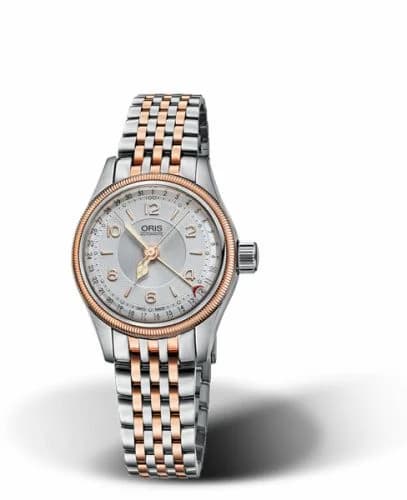 Oris Big Crown Pointer Date 29 Stainless Steel - Rose Gold / Silver / Bracelet 01 594 7695 4361-07 8 14 32