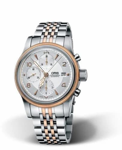 Oris Big Crown Chronograph Stainless Steel - Rose Gold / Silver / Bracelet 01 674 7567 4361-07 8 21 63 — фото часов Oris Big Crown Chronograph Stainless Steel - Rose Gold / Silver / Bracelet 01 674 7567 4361-07 8 21 63 — фото часов