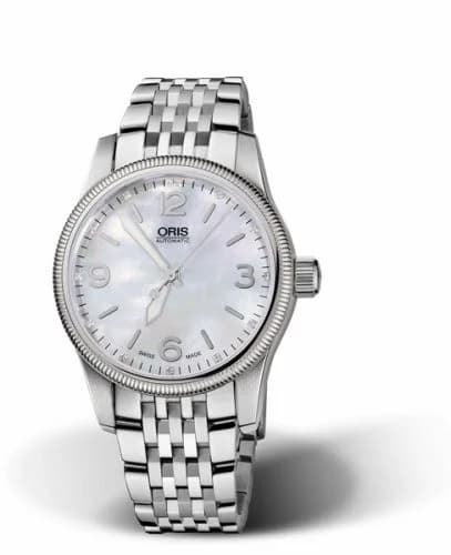 Oris Big Crown Diamonds 38 Stainless Steel / MOP / Bracelet 01 733 7649 4066-07 8 19 76 — фото часов Oris Big Crown Diamonds 38 Stainless Steel / MOP / Bracelet 01 733 7649 4066-07 8 19 76 — фото часов