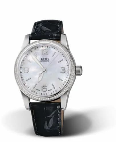 Oris Big Crown Diamonds 38 Stainless Steel - Diamond / MOP 01 733 7649 4966-07 5 19 60 — фото часов Oris Big Crown Diamonds 38 Stainless Steel - Diamond / MOP 01 733 7649 4966-07 5 19 60 — фото часов
