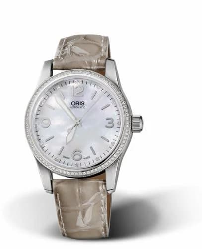 Oris Big Crown Diamonds 38 Stainless Steel - Diamond / MOP 01 733 7649 4966-07 5 19 61 — фото часов Oris Big Crown Diamonds 38 Stainless Steel - Diamond / MOP 01 733 7649 4966-07 5 19 61 — фото часов