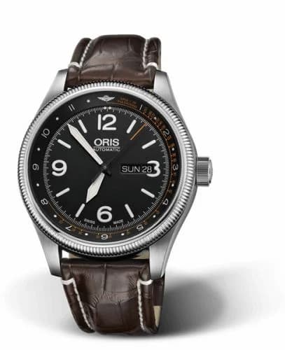Oris Big Crown Royal Flying Doctor Service II Stainless Steel / Black 01 735 7728 4084-Set LS Kroko — фото часов Oris Big Crown Royal Flying Doctor Service II Stainless Steel / Black 01 735 7728 4084-Set LS Kroko — фото часов