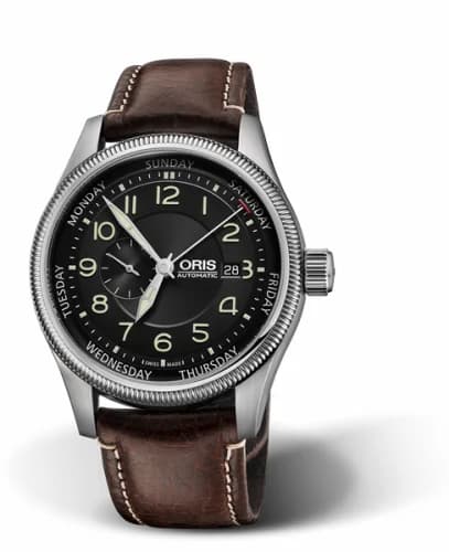 Oris Big Crown Small Second Pointer Day Stainless Steel / Black 01 745 7688 4034-07 5 22 77FC