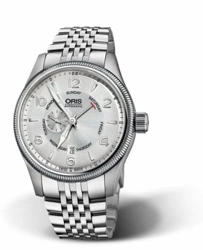 Oris Big Crown Small Second Pointer Day Stainless Steel / Silver / Bracelet 01 745 7688 4061-07 8 22 30