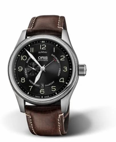Oris Big Crown Small Second Pointer Day Stainless Steel / Black 01 745 7688 4064-07 5 22 77FC