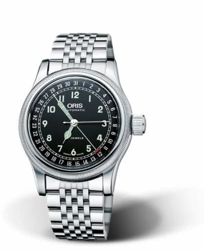 Oris Big Crown Original Pointer Date 40 Stainless Steel / Black / Bracelet 01 754 7543 4064-07 8 20 61 — фото часов Oris Big Crown Original Pointer Date 40 Stainless Steel / Black / Bracelet 01 754 7543 4064-07 8 20 61 — фото часов
