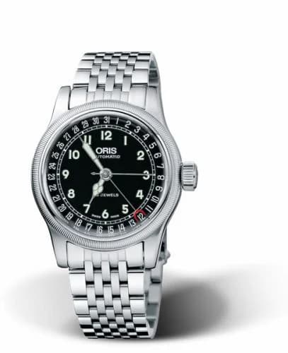 Oris Big Crown Pointer Date 36 Stainless Steel / Black / Bracelet 01 754 7551 4064-07 8 18 61 — фото часов Oris Big Crown Pointer Date 36 Stainless Steel / Black / Bracelet 01 754 7551 4064-07 8 18 61 — фото часов