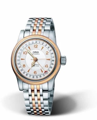 Oris Big Crown Pointer Date 36 Stainless Steel - Rose Gold / Silver / Bracelet 01 754 7551 4361-07 8 18 63 — фото часов Oris Big Crown Pointer Date 36 Stainless Steel - Rose Gold / Silver / Bracelet 01 754 7551 4361-07 8 18 63 — фото часов