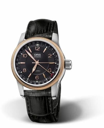 Oris Big Crown Pointer Date 40 Stainless Steel - Rose Gold / Black 01 754 7628 4364-07 5 20 76FC — фото часов Oris Big Crown Pointer Date 40 Stainless Steel - Rose Gold / Black 01 754 7628 4364-07 5 20 76FC — фото часов