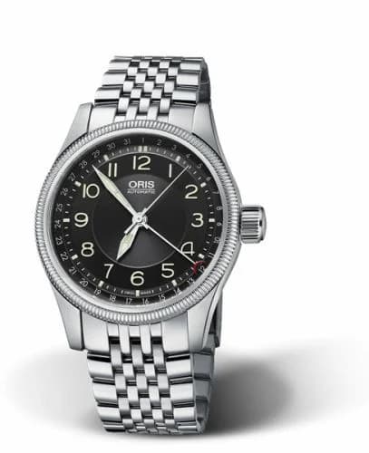 Oris Big Crown Pointer Date 40 Stainless Steel / Black / Bracelet 01 754 7679 4034-07 8 20 30 — фото часов Oris Big Crown Pointer Date 40 Stainless Steel / Black / Bracelet 01 754 7679 4034-07 8 20 30 — фото часов
