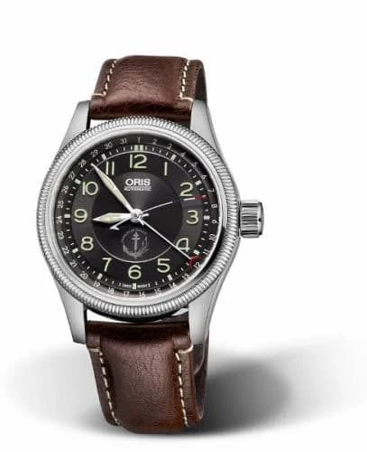 Oris Big Crown Pointer Date 40 Stainless Steel / PA Charles de Gaulle 01 754 7679 4084-Set LS — фото часов Oris Big Crown Pointer Date 40 Stainless Steel / PA Charles de Gaulle 01 754 7679 4084-Set LS — фото часов