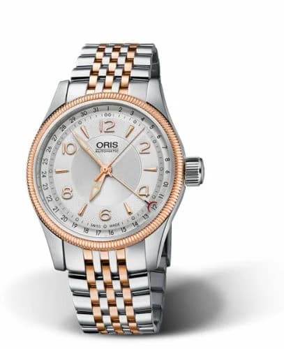 Oris Big Crown Pointer Date 40 Stainless Steel - Rose Gold / Silver / Bracelet 01 754 7679 4331-07 8 20 32 — фото часов Oris Big Crown Pointer Date 40 Stainless Steel - Rose Gold / Silver / Bracelet 01 754 7679 4331-07 8 20 32 — фото часов