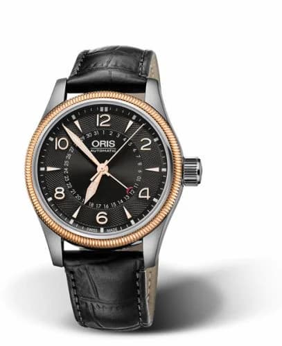 Oris Big Crown Pointer Date 40 Stainless Steel - Rose Gold / Black 01 754 7679 4364-07 5 20 76FC — фото часов Oris Big Crown Pointer Date 40 Stainless Steel - Rose Gold / Black 01 754 7679 4364-07 5 20 76FC — фото часов