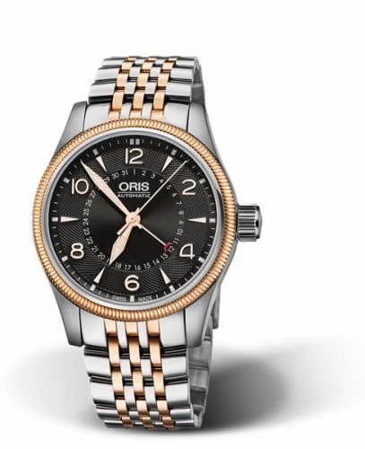 Oris Big Crown Pointer Date 40 Stainless Steel - Rose Gold / Black / Bracelet 01 754 7679 4364-07 8 20 32 — фото часов Oris Big Crown Pointer Date 40 Stainless Steel - Rose Gold / Black / Bracelet 01 754 7679 4364-07 8 20 32 — фото часов