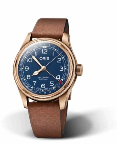 Oris Big Crown Original Pointer Date 40 Bronze / Blue 01 754 7741 3165-07 5 20 58BR — фото часов Oris Big Crown Original Pointer Date 40 Bronze / Blue 01 754 7741 3165-07 5 20 58BR — фото часов