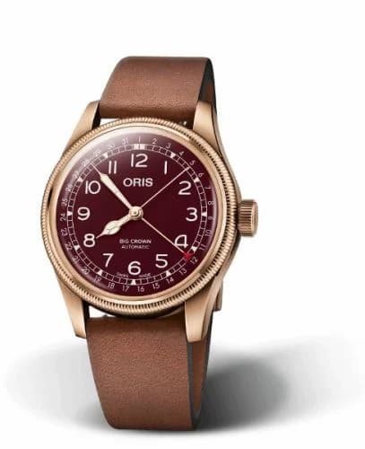 Oris Big Crown Original Pointer Date 40 Bronze / Red 01 754 7741 3168-07 5 20 58BR — фото часов Oris Big Crown Original Pointer Date 40 Bronze / Red 01 754 7741 3168-07 5 20 58BR — фото часов