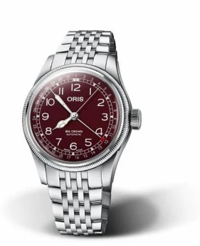 Oris Big Crown Pointer Date 40 Stainless Steel / Red / Bracelet 01 754 7741 4068-07 8 20 22 — фото часов Oris Big Crown Pointer Date 40 Stainless Steel / Red / Bracelet 01 754 7741 4068-07 8 20 22 — фото часов