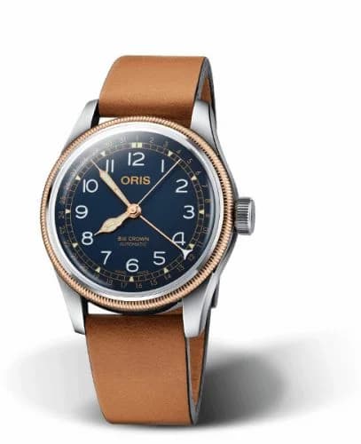 Oris Big Crown Pointer Date 40 Stainless Steel - Bronze / NZZ Edition 01 754 7741 4315-Set — фото часов Oris Big Crown Pointer Date 40 Stainless Steel - Bronze / NZZ Edition 01 754 7741 4315-Set — фото часов