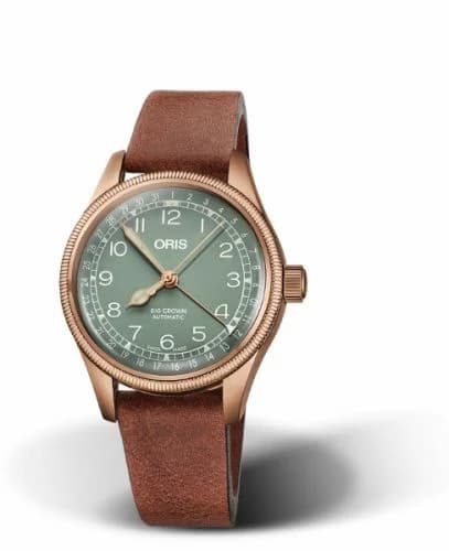 Oris Big Crown Pointer Date 36 Bronze / Green / Strap 01 754 7749 3167-07 5 17 69GBR — фото часов Oris Big Crown Pointer Date 36 Bronze / Green / Strap 01 754 7749 3167-07 5 17 69GBR — фото часов