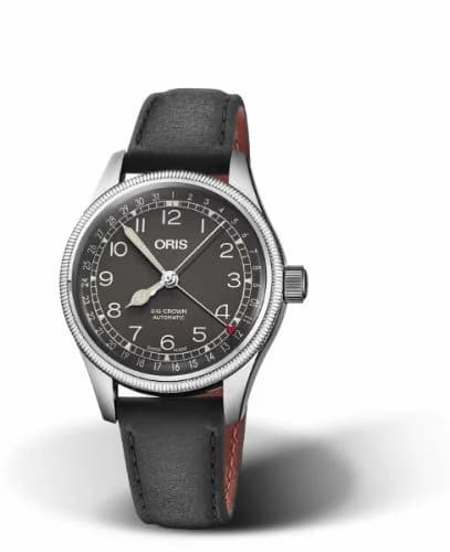 Oris Big Crown Pointer Date 36 Stainless Steel / Black 01 754 7749 4064-07 5 17 65G — фото часов Oris Big Crown Pointer Date 36 Stainless Steel / Black 01 754 7749 4064-07 5 17 65G — фото часов