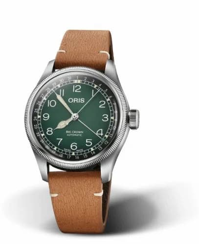 Oris Big Crown Pointer Date Cervo Volante / Green 01 754 7779 4067-Set — фото часов Oris Big Crown Pointer Date Cervo Volante / Green 01 754 7779 4067-Set — фото часов