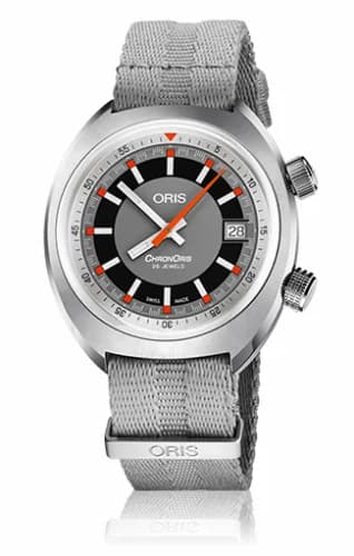 Oris Chronoris Date / Grey / NATO 01 733 7737 4053-07 5 19 23 — фото часов Oris Chronoris Date / Grey / NATO 01 733 7737 4053-07 5 19 23 — фото часов
