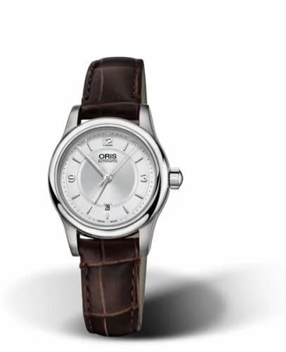 Oris Classic Date Lady 28.5 Stainless Steel / Silver 01 561 7650 4031-07 5 14 10 — фото часов Oris Classic Date Lady 28.5 Stainless Steel / Silver 01 561 7650 4031-07 5 14 10 — фото часов