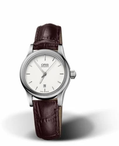 Oris Classic Date Lady 28.5 Stainless Steel / Silver 01 561 7650 4051-07 5 14 10 — фото часов Oris Classic Date Lady 28.5 Stainless Steel / Silver 01 561 7650 4051-07 5 14 10 — фото часов