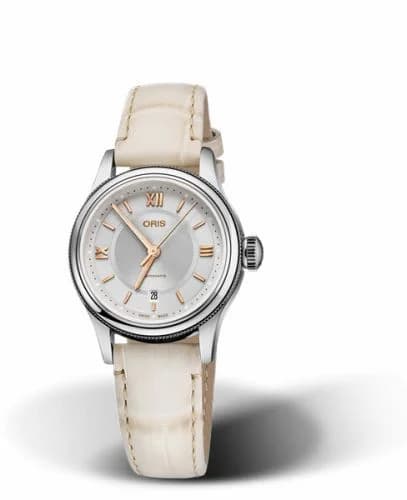 Oris Classic Date Lady 28.5 Stainless Steel / Silver 01 561 7718 4071-07 5 14 31 — фото часов Oris Classic Date Lady 28.5 Stainless Steel / Silver 01 561 7718 4071-07 5 14 31 — фото часов