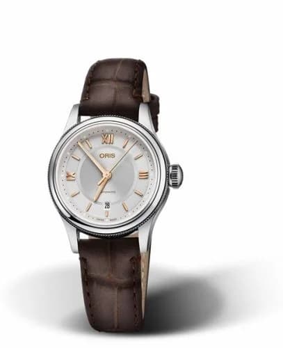 Oris Classic Date Lady 28.5 Stainless Steel / Silver 01 561 7718 4071-07 5 14 32 — фото часов Oris Classic Date Lady 28.5 Stainless Steel / Silver 01 561 7718 4071-07 5 14 32 — фото часов