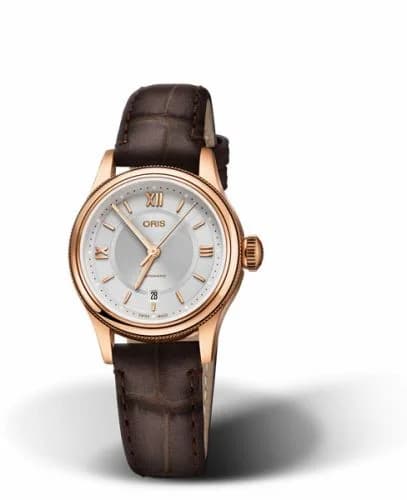 Oris Classic Date Lady 28.5 Rose Gold / Silver 01 561 7718 4871-07 6 14 32 — фото часов Oris Classic Date Lady 28.5 Rose Gold / Silver 01 561 7718 4871-07 6 14 32 — фото часов