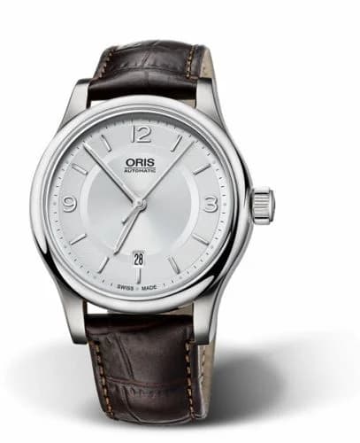 Oris Classic Date 42 Stainless Steel / Silver 01 733 7594 4031-07 5 20 12 — фото часов Oris Classic Date 42 Stainless Steel / Silver 01 733 7594 4031-07 5 20 12 — фото часов