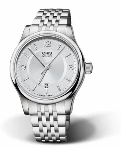 Oris Classic Date 42 Stainless Steel / Silver / Bracelet 01 733 7594 4031-07 8 20 10 — фото часов Oris Classic Date 42 Stainless Steel / Silver / Bracelet 01 733 7594 4031-07 8 20 10 — фото часов