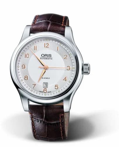 Oris Classic Date 42 Stainless Steel / Silver 01 733 7594 4061-07 5 20 12 — фото часов Oris Classic Date 42 Stainless Steel / Silver 01 733 7594 4061-07 5 20 12 — фото часов