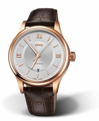 Oris Classic Date 42 Rose Gold / Silver 01 733 7719 4871-07 6 20 32