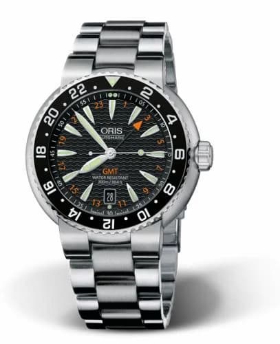 Oris Divers GMT Date Stainless Steel / Black / Bracelet 01 668 7639 8454-07 8 24 01PEB