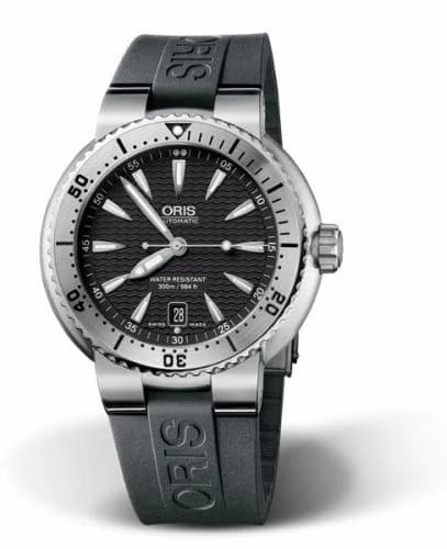 Oris Divers Date Stainless Steel / Black / Rubber 01 733 7533 4154-07 4 24 34EB
