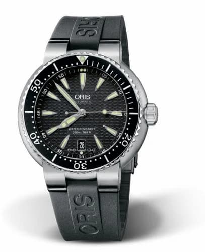 Oris Divers Date Stainless Steel / Black / Rubber 01 733 7533 8454-07 4 24 34EB — фото часов Oris Divers Date Stainless Steel / Black / Rubber 01 733 7533 8454-07 4 24 34EB — фото часов