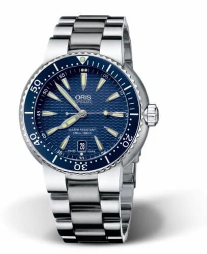 Oris Divers Date Stainless Steel / Blue / Bracelet 01 733 7533 8555-07 8 24 01PEB