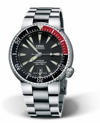 Oris Divers Date Titanium / Black / Bracelet 01 733 7562 7154-07 8 24 70PEB — фото часов Oris Divers Date Titanium / Black / Bracelet 01 733 7562 7154-07 8 24 70PEB — фото часов