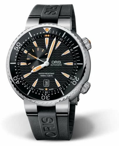 Oris Divers Small Second - Date Stainless Steel / Black / Rubber 01 743 7609 8454-07 4 24 34EB