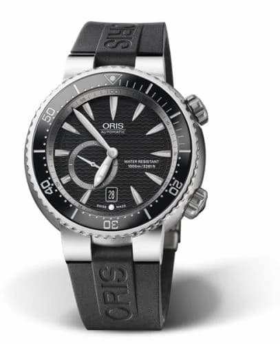 Oris Divers Titan C Small Second - Date 47 Stainless Steel / Black / Rubber 01 743 7638 7454-07 4 24 34TEB