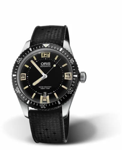 Oris Divers Sixty-Five 40 Stainless Steel / Black / Rubber 01 733 7707 4064-07 4 20 18 — фото часов Oris Divers Sixty-Five 40 Stainless Steel / Black / Rubber 01 733 7707 4064-07 4 20 18 — фото часов