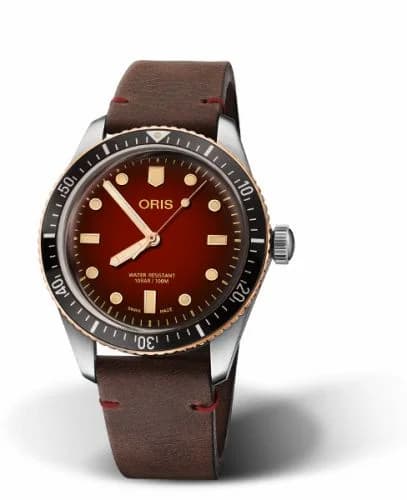 Oris Divers Sixty-Five 40 Redbar Limited Edition 01 733 7707 4312-07 5 20 40 — фото часов Oris Divers Sixty-Five 40 Redbar Limited Edition 01 733 7707 4312-07 5 20 40 — фото часов