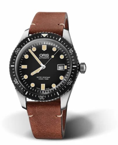 Oris Divers Sixty-Five 42 Stainless Steel / Black / Calf 01 733 7720 4054-07 5 21 45 — фото часов Oris Divers Sixty-Five 42 Stainless Steel / Black / Calf 01 733 7720 4054-07 5 21 45 — фото часов