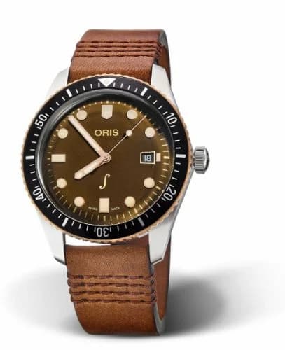 Oris Divers Sixty-Five 42 Formosa Violin 01 733 7720 4388-Set LS — фото часов Oris Divers Sixty-Five 42 Formosa Violin 01 733 7720 4388-Set LS — фото часов