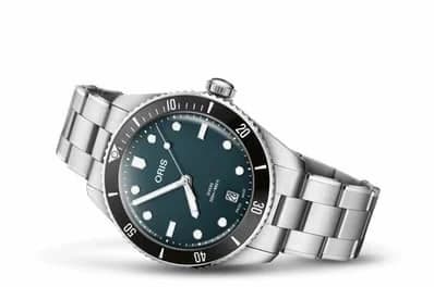 Oris Divers Sixty-Five 39 Stainless Steel / Blue / Bracelet 01 733 7795 4055-Set — фото часов Oris Divers Sixty-Five 39 Stainless Steel / Blue / Bracelet 01 733 7795 4055-Set — фото часов