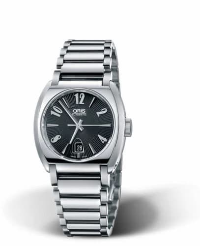 Oris Frank Sinatra Lady Date Stainless Steel / Black 01 561 7573 4064-07 8 14 72